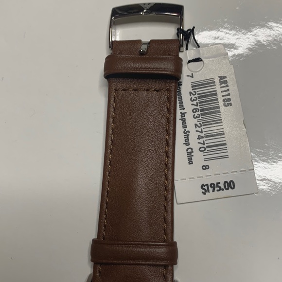 Emporio Armani Men's Stainless Steel Dress Watch with Quartz Movement - Picture 6 of 11